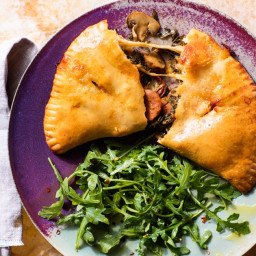 Calzones with Chorizo and Kale
