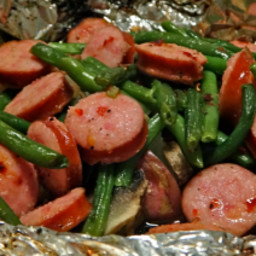 Camp Recipe: Smoked Sausage, Potatoes & Green Beans
