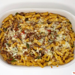 Campanelle and Sausage Bake