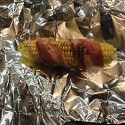 Camping - Bacon wrapped Corn on the Cob