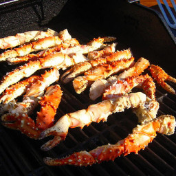 Camping - Grilled Crab Legs