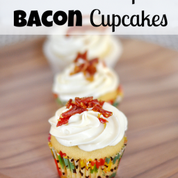 Candied Maple Bacon Cupcakes