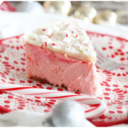 Candy Cane Cheesecake In the Instant Pot