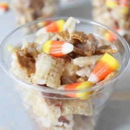 Candy Corn Cereal Snack Mix