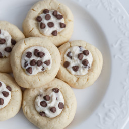 Cannoli Thumbprint Cookies Recipe