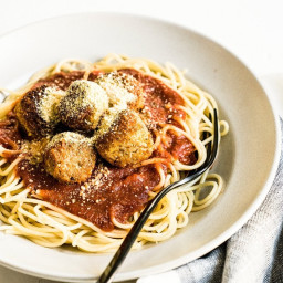 Can't Believe It's Vegan Spaghetti and Meatballs