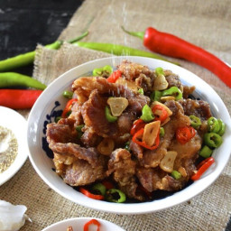 Cantonese Salt and Pepper Pork Chops