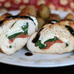 Caprese-Stuffed Chicken Breast with Balsamic Reduction Recipe
