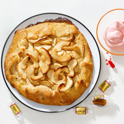 Caramel Apple Pie with Hot Tamale Whipped Cream