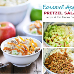 Caramel Apple Pretzel Salad