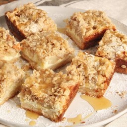 Caramel Cheesecake Apple Bars Recipe