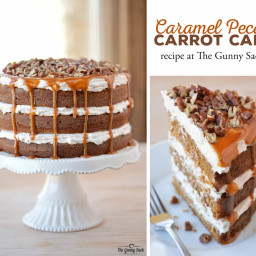 Caramel Pecan Carrot Cake Recipe