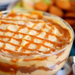 Caramel Pumpkin Cheesecake Dip