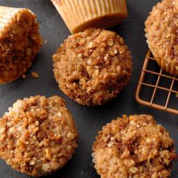 Caramelised Apple Oat Muffins 