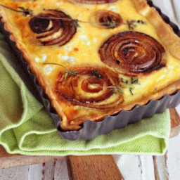 Caramelised Onion And Goats Cheese Tart