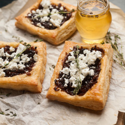 Caramelised Onion and Goats Cheese Tart