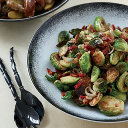 Caramelized Brussels Sprouts with Pancetta