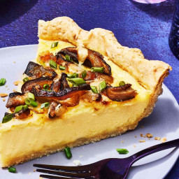 Caramelized Onion-And-Mushroom Quiche