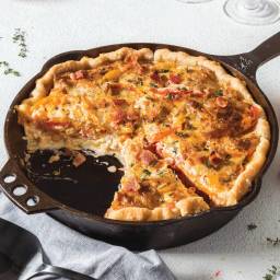 Caramelized Onion and Tomato Pie