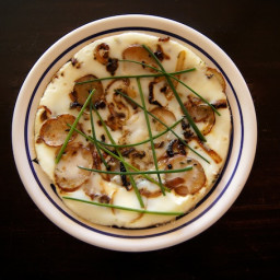 Caramelized Onion Potato Egg White Frittata Recipe
