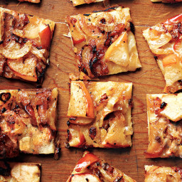 Caramelized Onion Tarts With Apples