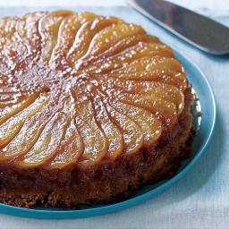 Caramelized Pear Upside-Down Cake