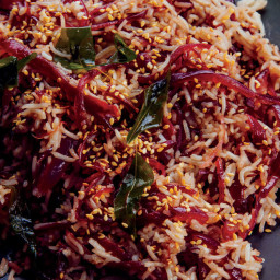 Caramelized Red Onion Rice with Tamarind