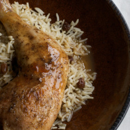 Cardamom Chicken with Rice Pilaf