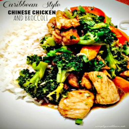 Caribbean Chinese Chicken and Broccoli
