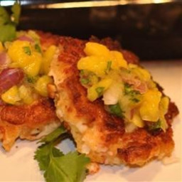 Caribbean Grilled Crab Cakes