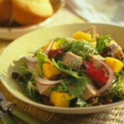 Caribbean Pork and Mango Salad