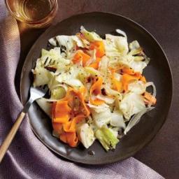 Caribbean-Style Roast Cabbage with Carrots