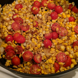 Carmelized Corn with Tomatoes
