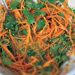Carrot and coriander crunch salad