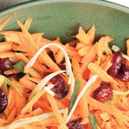 Carrot and Cranberry Salad with Fresh Ginger Dressing
