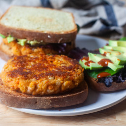 Carrot and White Bean Burgers
