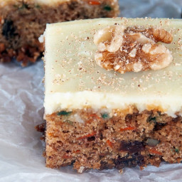 Carrot Cake Bars with Easy Cream Cheese Frosting
