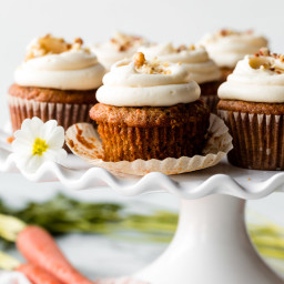 Carrot Cake Cupcakes Recipe + Video