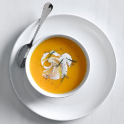 Carrot-Coconut Soup with Fresh Ginger