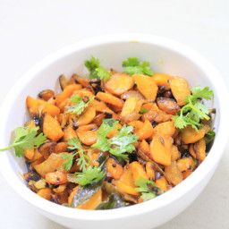 Carrot Fry Recipe Without Coconut Andhra Style For Chapati
