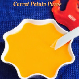 Carrot Potato Puree for Babies | Baby Food
