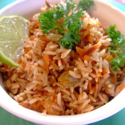 Carrot Rice (Vegan)
