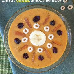 Carrot Sunshine Smoothie Bowl
