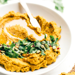 Carrot, Walnut and Red Lentil Hummus