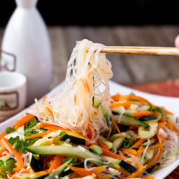 Carrot, Cucumber and Glass Noodle Salad