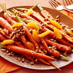 Carrots with Orange-Hazelnut Vinaigrette