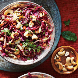 Cashew, Coconut, and Cabbage Slaw