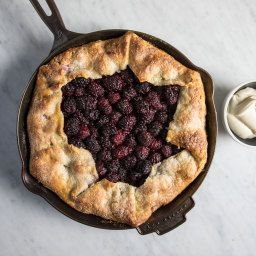 Cast-Iron Blackberry Galette with Whipped Mascarpone Recipe