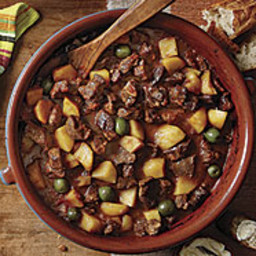 Catalan Stewed Lamb with Potatoes and Green Olives