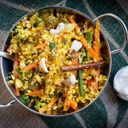 Cauliflower 'Rice' Biryani Recipe